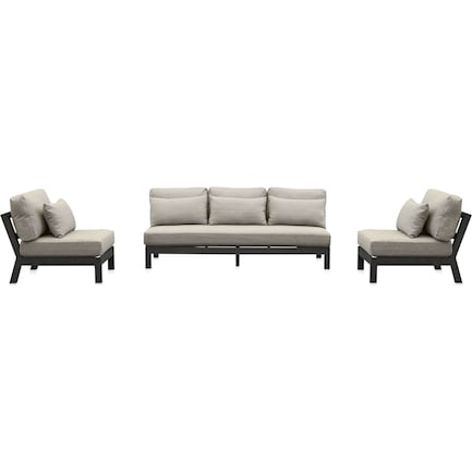 Southport Outdoor Sofa and 2 Lounge Chairs