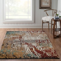 specter multicolor area rug  x    
