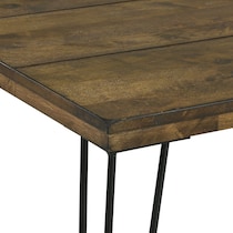 spice dark brown coffee table   
