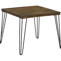 spice dark brown end table   
