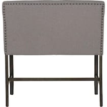 spiva gray counter height bench   