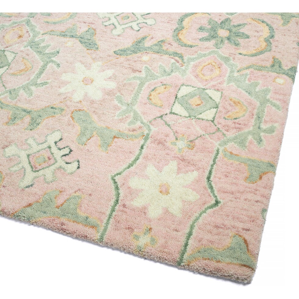 splendor pink area rug  x    