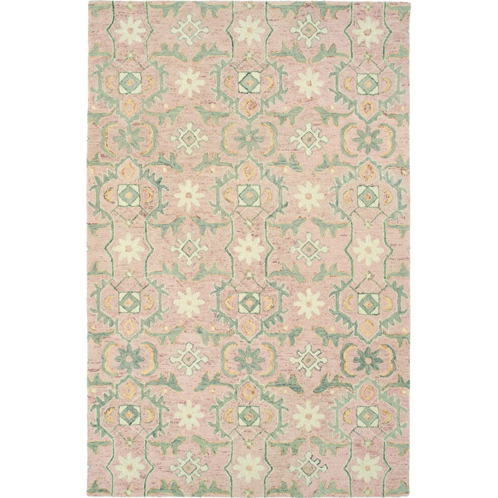 splendor pink area rug  x    