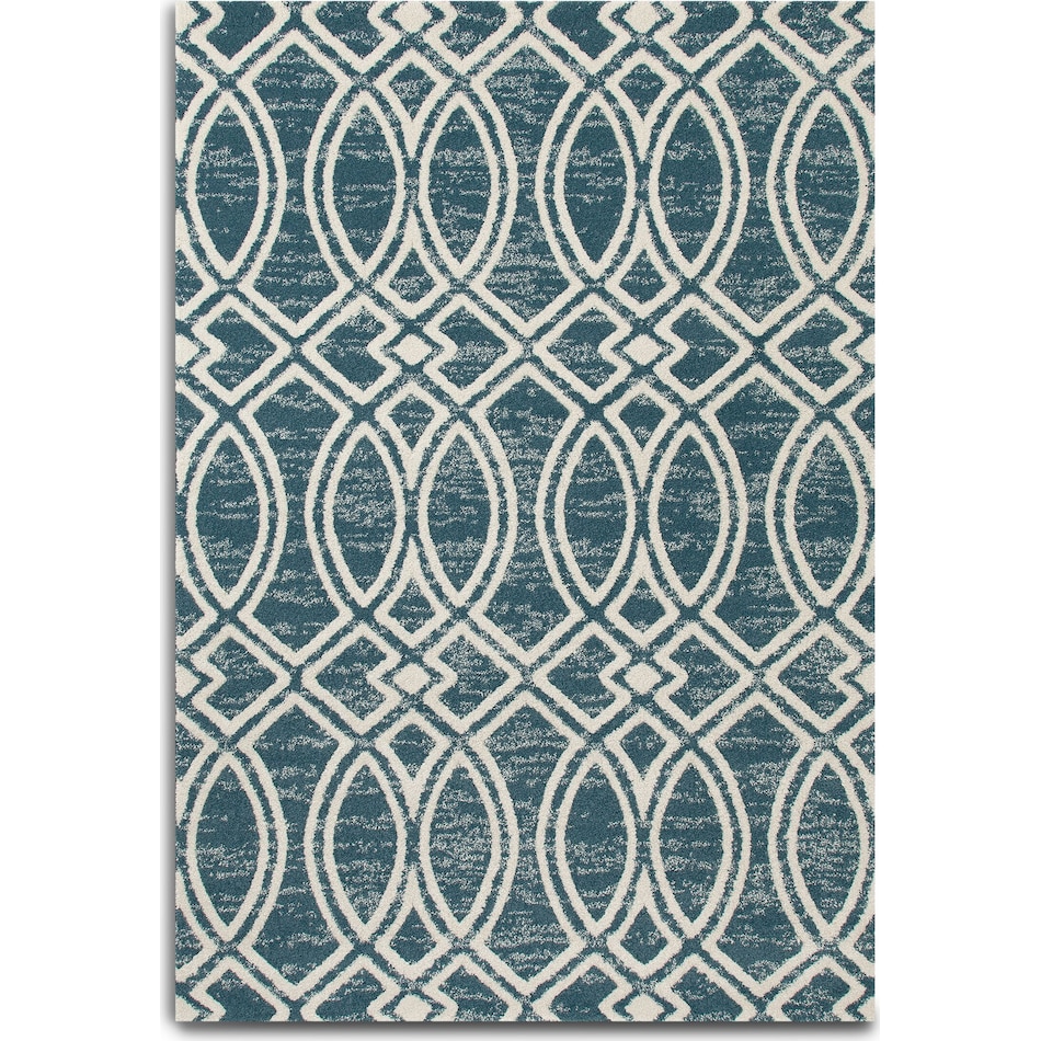 squiggle blue area rug  x    