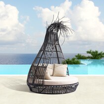 st augustine brown beige outdoor daybed   