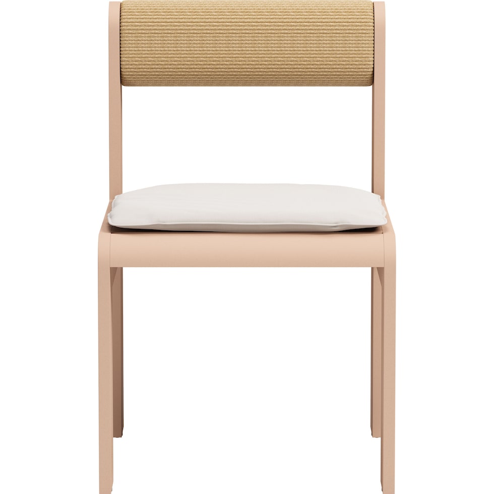 st simmons white outdoor dining chair   