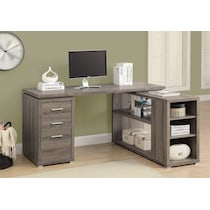 stanley light brown desk   