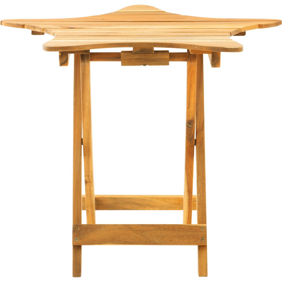 starly light brown end table   