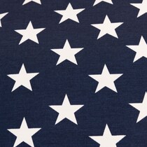 stars blue outdoor pillow   