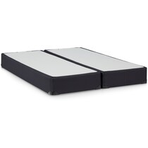 stearns & foster box spring black california king low profile boxspring   