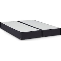 stearns & foster box spring black queen mattress low profile foundation set   