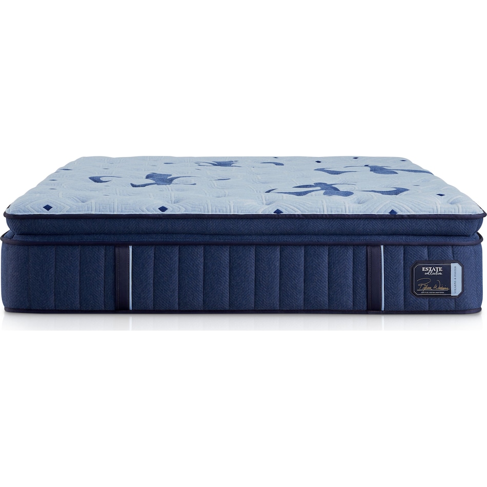stearns & foster estate blue california king mattress   