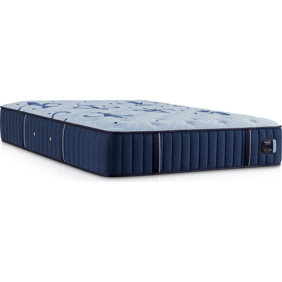 stearns & foster estate blue king mattress   