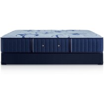 stearns & foster estate blue king mattress low profile foundation set   