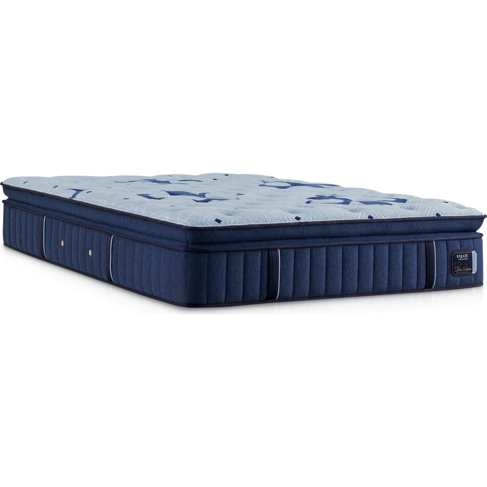 stearns & foster estate blue queen mattress   