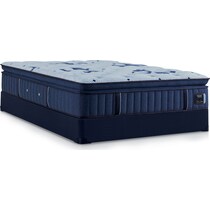 stearns & foster estate blue twin xl mattress foundation set   