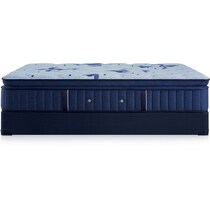 stearns & foster estate blue twin xl mattress foundation set   