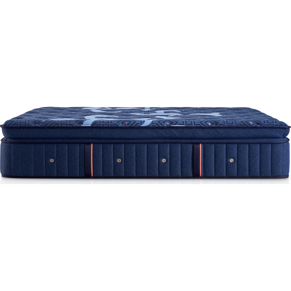 stearns & foster lux estate blue king mattress   