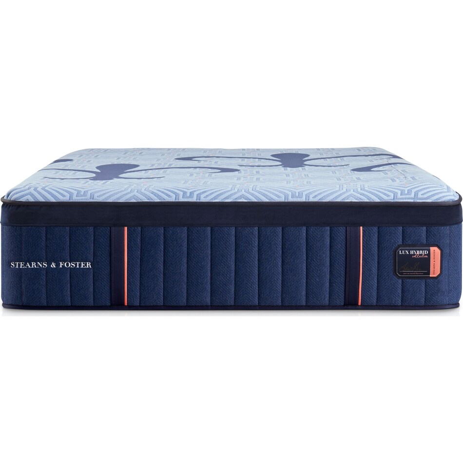 stearns & foster lux hybrid blue twin xl mattress   