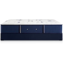 stearns & foster studio blue king mattress foundation set   