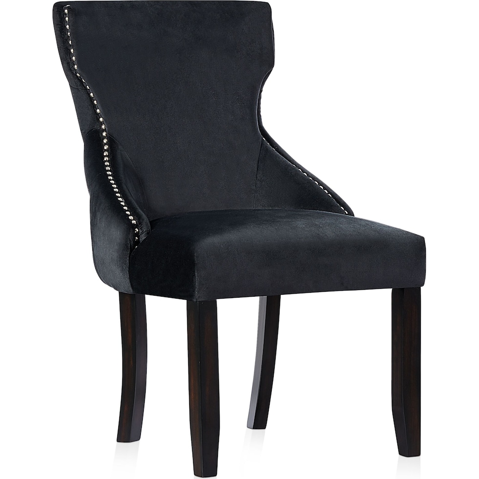 stella black dining chair   