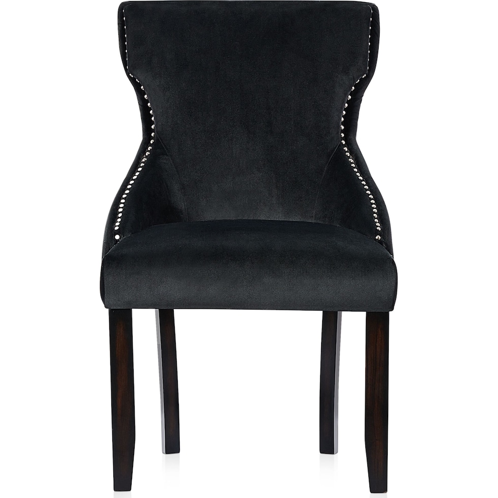 stella black dining chair   