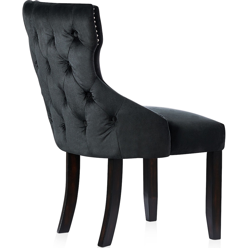 stella black dining chair   