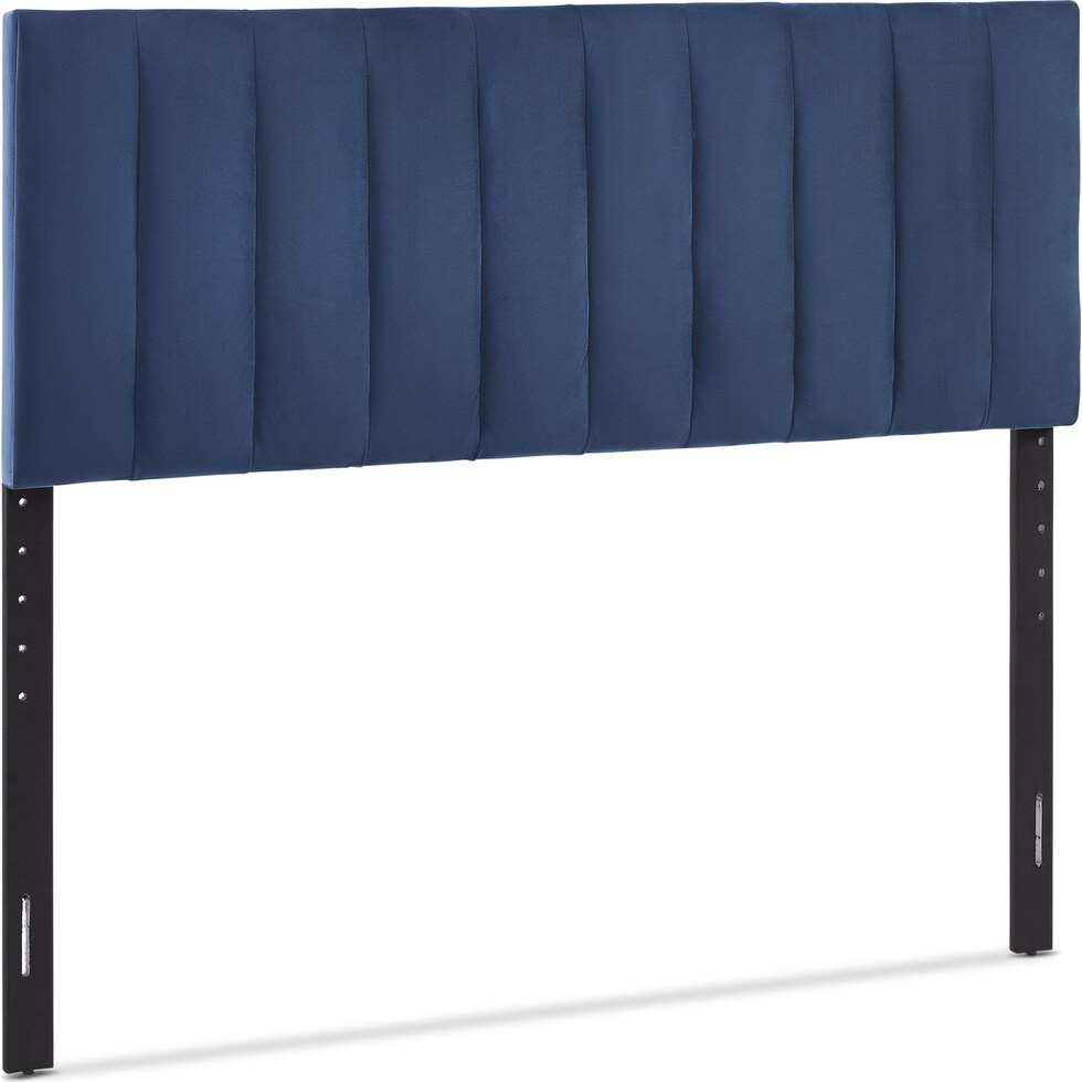 stella blue  pc queen bedroom set   