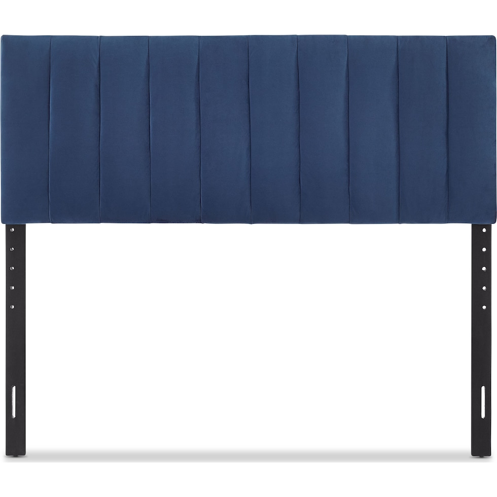 stella blue  pc queen bedroom set   