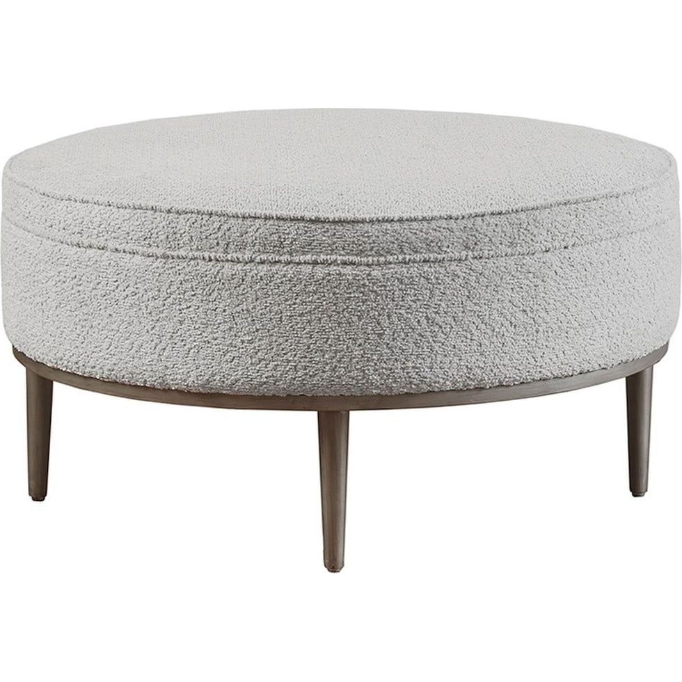 stellar gray ottoman   