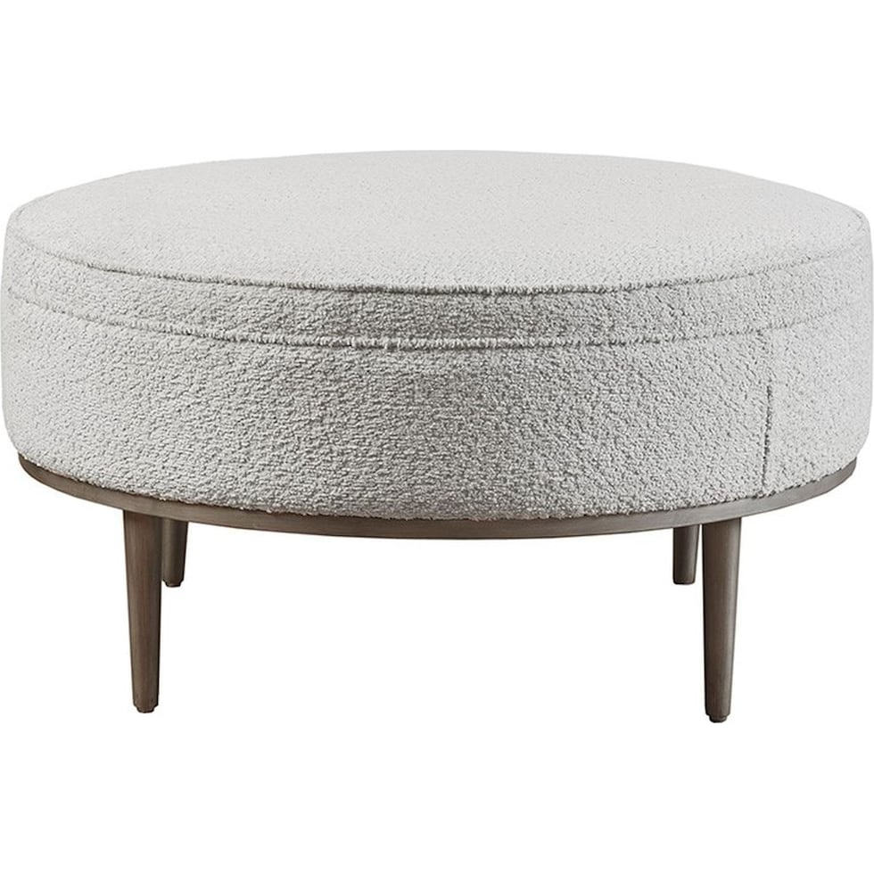 stellar gray ottoman   