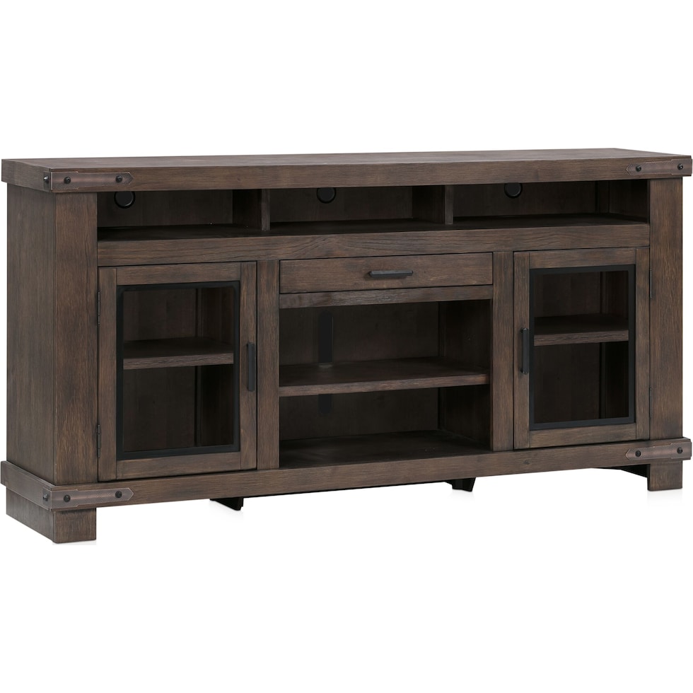 sterling entertainment dark brown tv stand   