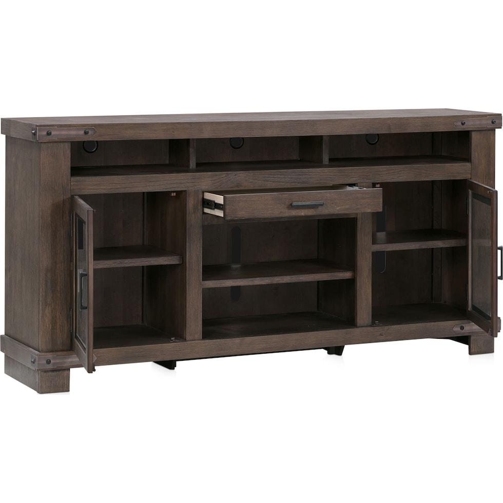 sterling entertainment dark brown tv stand   