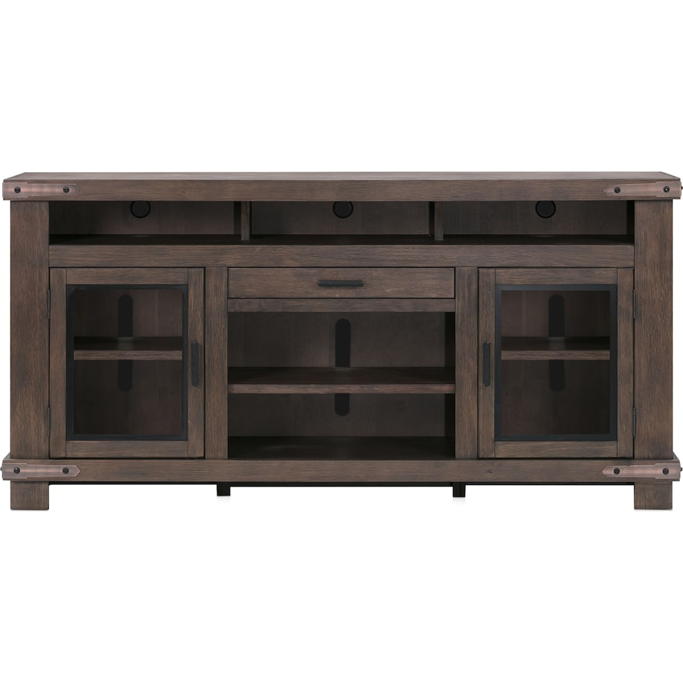 sterling entertainment dark brown tv stand   