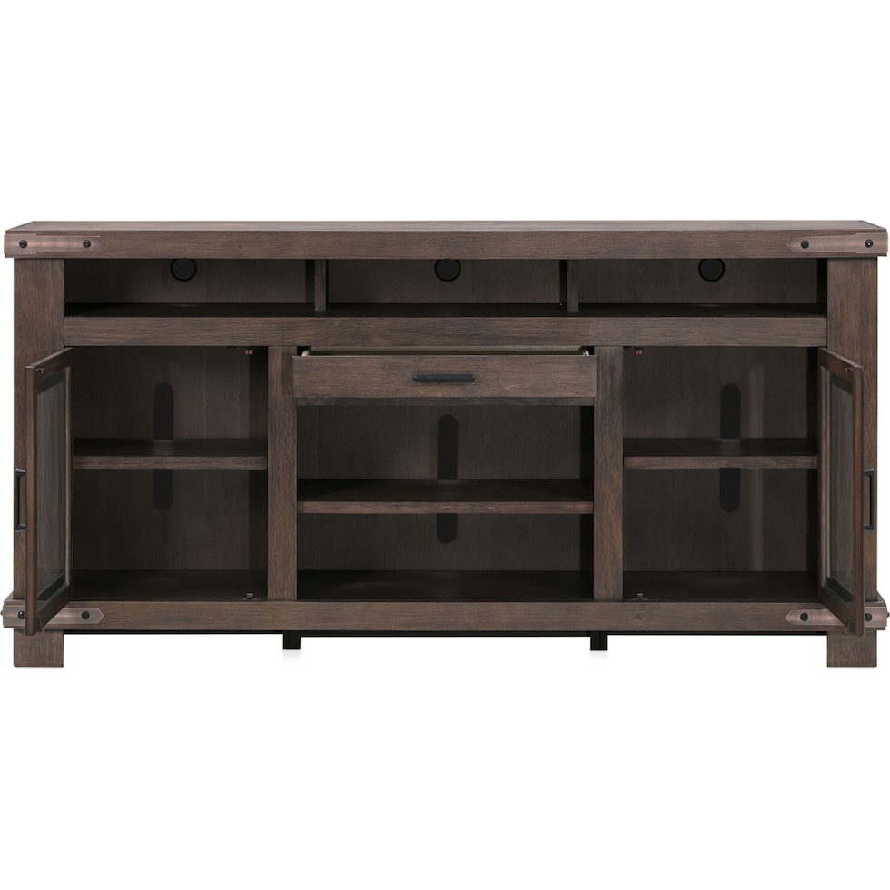 sterling entertainment dark brown tv stand   