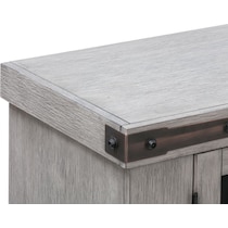 sterling entertainment gray tv stand   