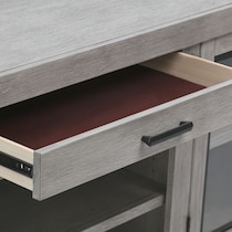 sterling entertainment gray tv stand   