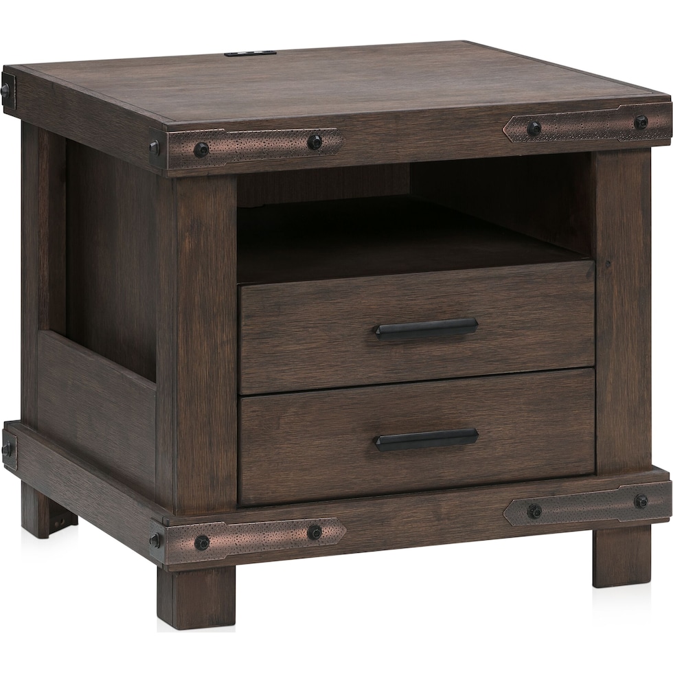 sterling dark brown end table   