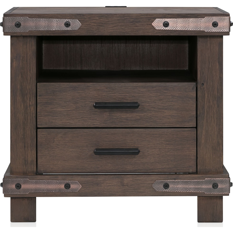 sterling dark brown end table   