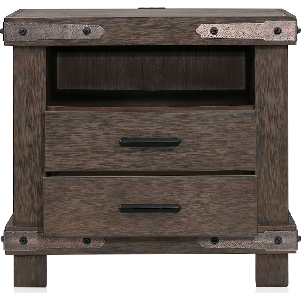 sterling dark brown end table   