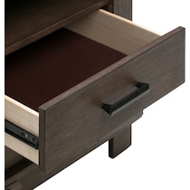 sterling dark brown end table   