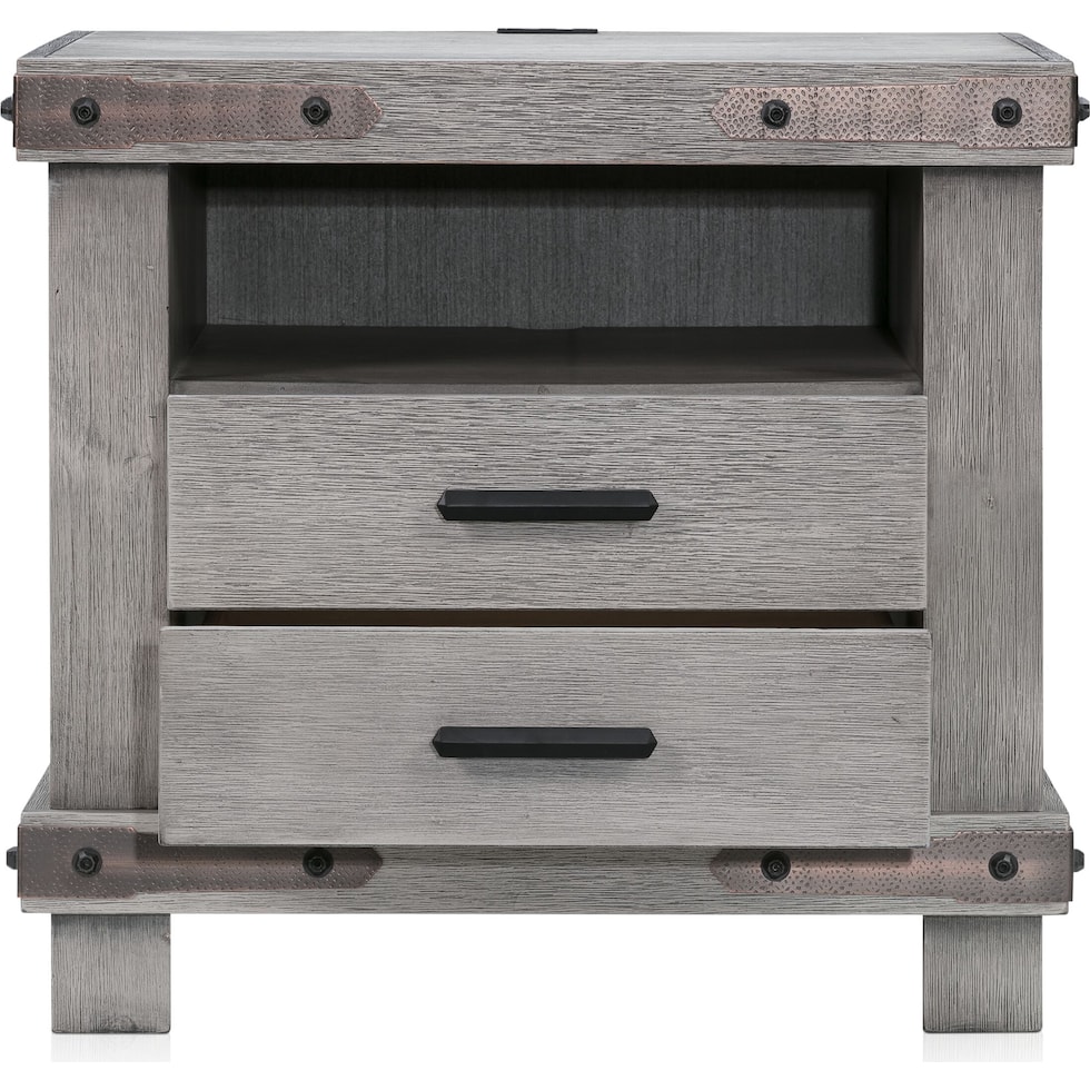 sterling gray end table   