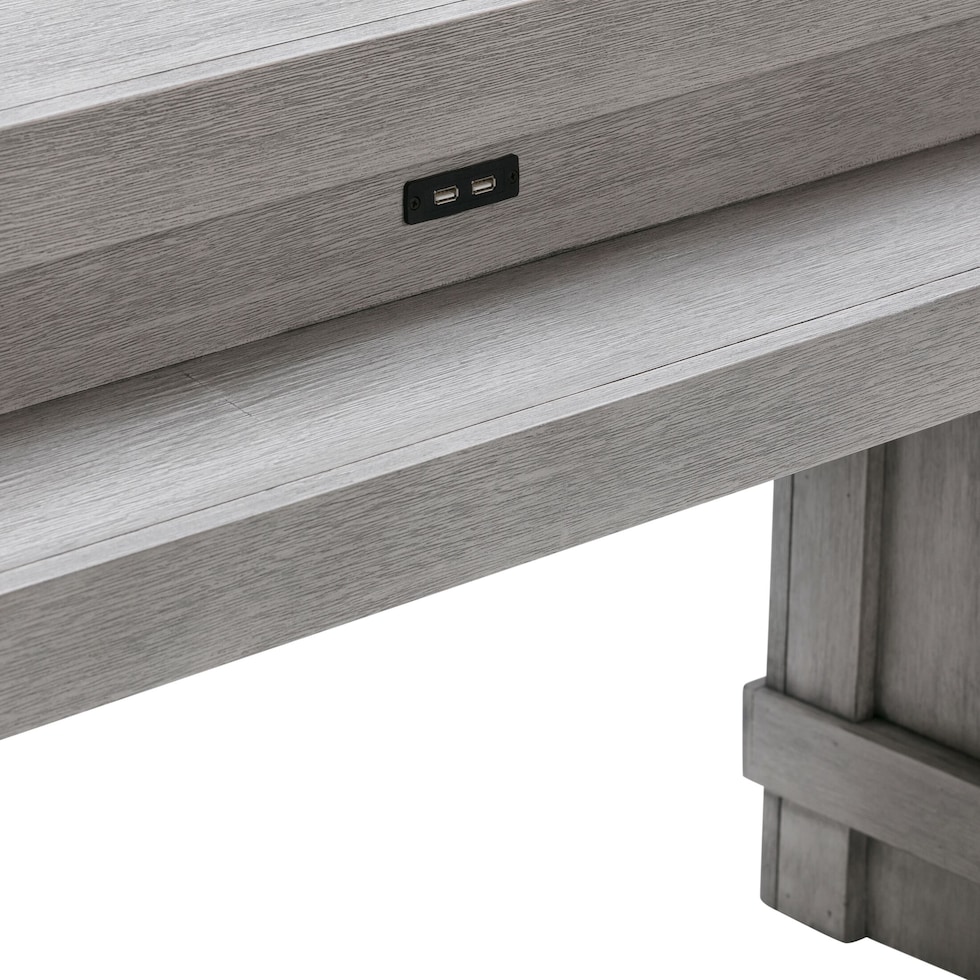 sterling gray sofa table   