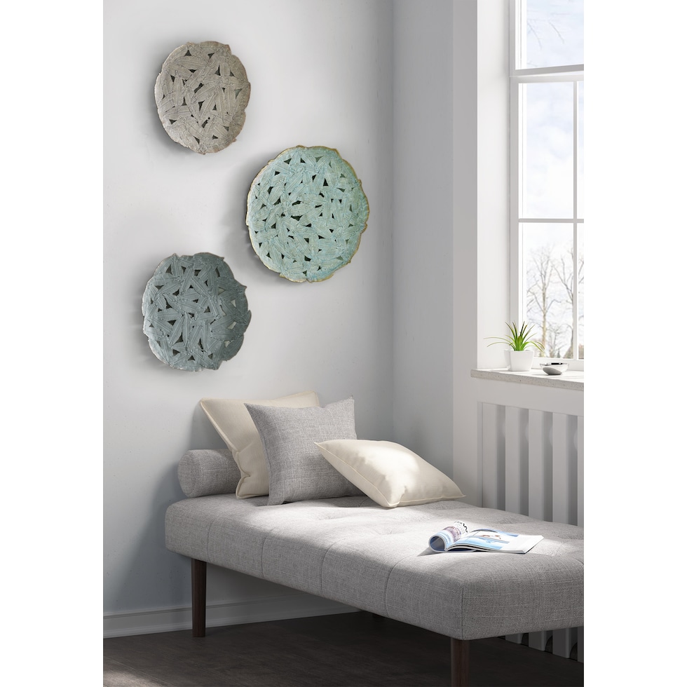 stire blue wall art   