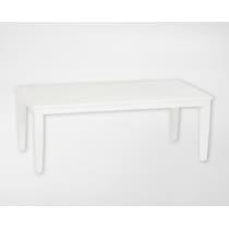 stonehaven white outdoor coffee table   