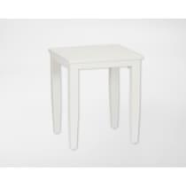 stonehaven white outdoor side table   