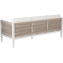 stonehaven white outdoor sofa   