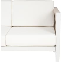 stonehaven white outdoor sofa   