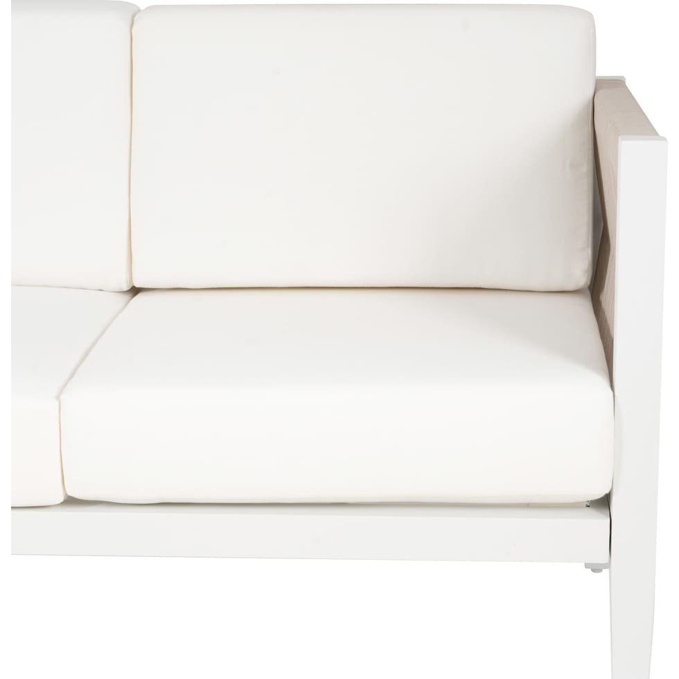 stonehaven white outdoor sofa   