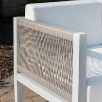stonehaven white outdoor sofa   